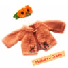 Apricot Embroidered Cardigan 