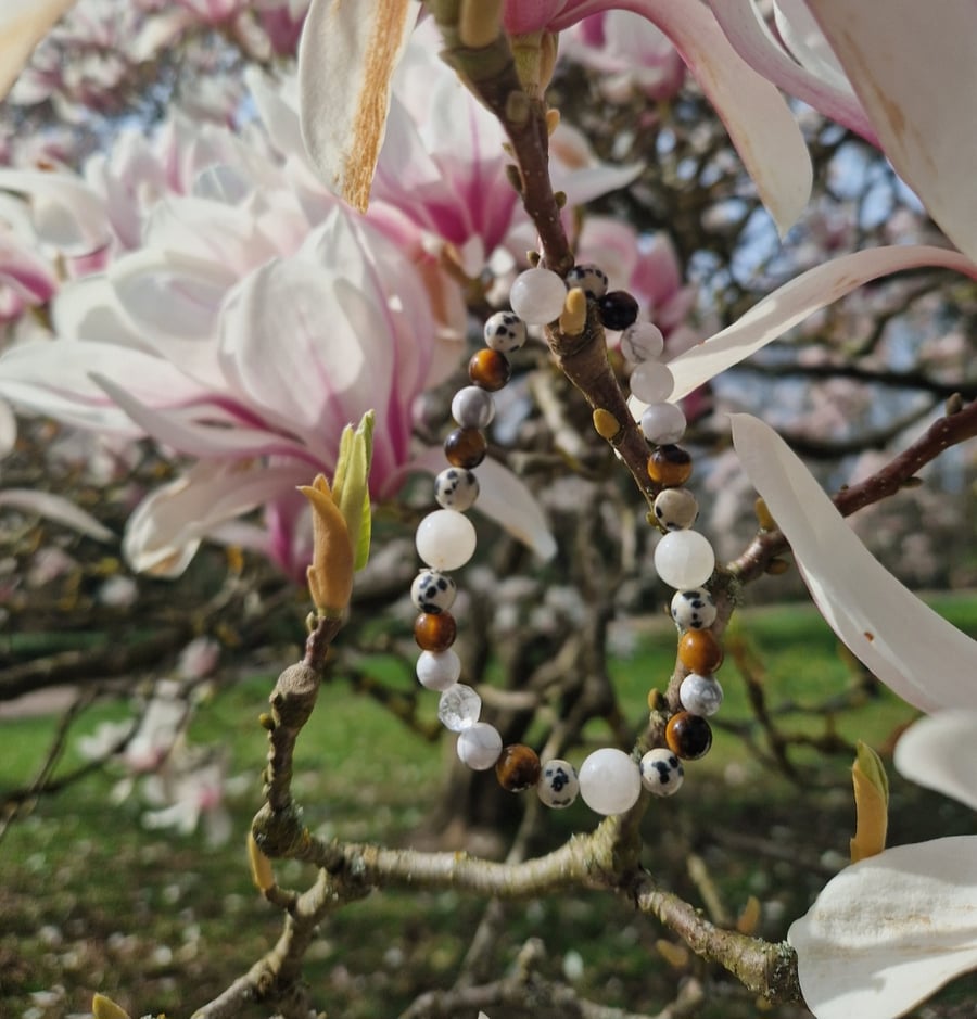 Gemini Zodiac Star Sign Gemstone Bracelet 