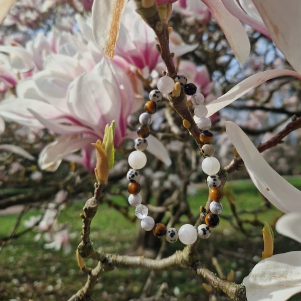 Gemini Zodiac Star Sign Gemstone Bracelet 