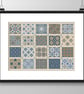 272 - Cross Stitch Pattern: Antique Sampler Textile Squares (PDF Counted Chart) - Image 3