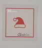 Set of 4 Christmas Cards – Santa Hat, Presents, Snowflakes & Pudding - 4x4 Inch  - Image 2