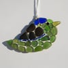 Little bird glass mosaic