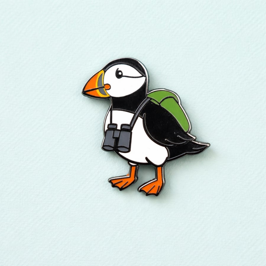 Puffin Enamel Pin Badge
