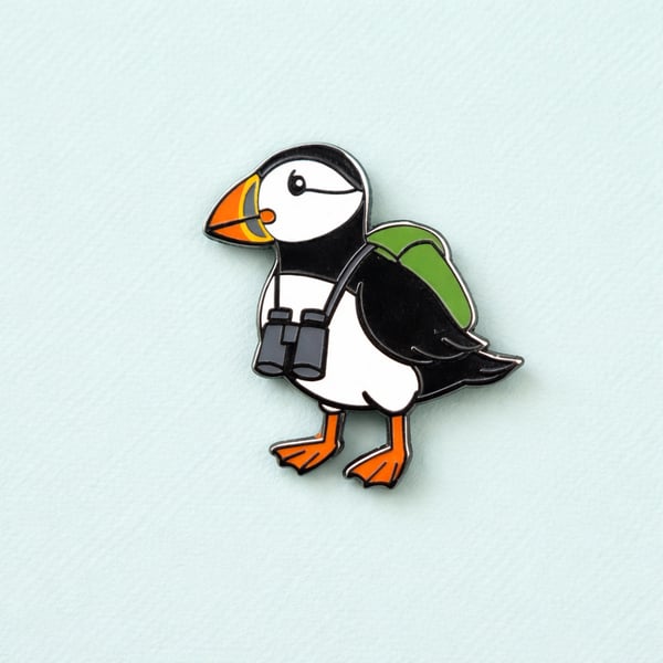 Puffin Enamel Pin Badge