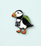 Puffin Enamel Pin Badge