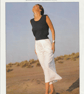 VINTAGE KNITTING PATTERN Ladies Navy Jaeger Vest - Image 4