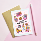 Personalised 'Made In The 90's' Birthday Card