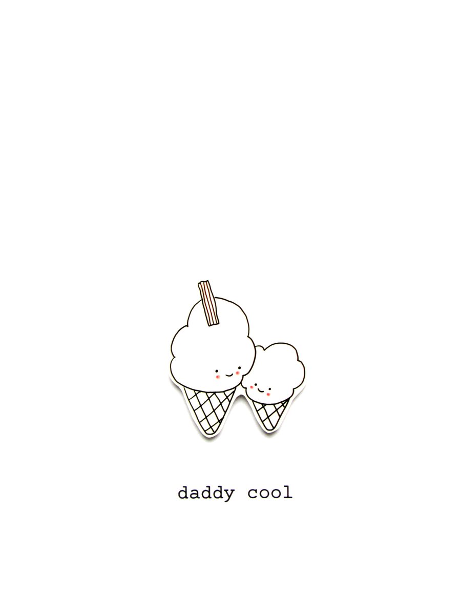 father's day card  - daddy cool