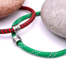 Personalised Engraved  5mm Climbing-Marine Rope Bracelet