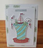 Sailing boat cake card. - Image 1