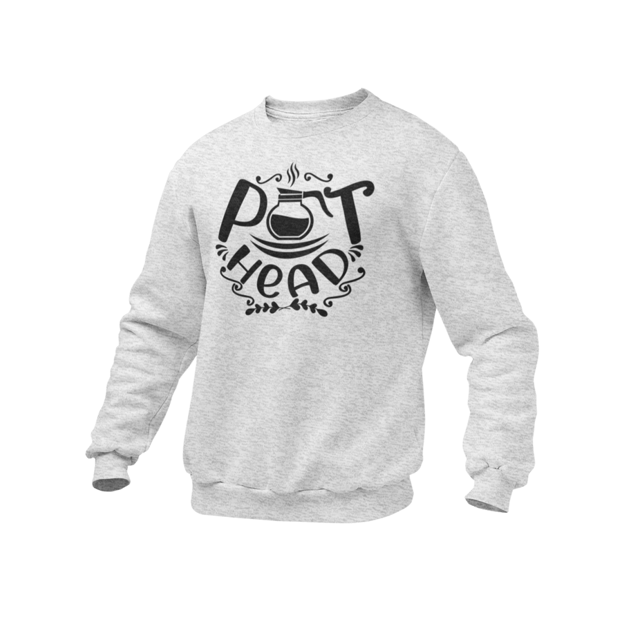 Pot Head Jumper - Funny Tea - Weed Themed Jumper