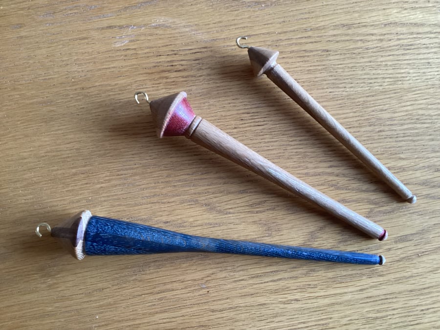 Victorian silk spindle set