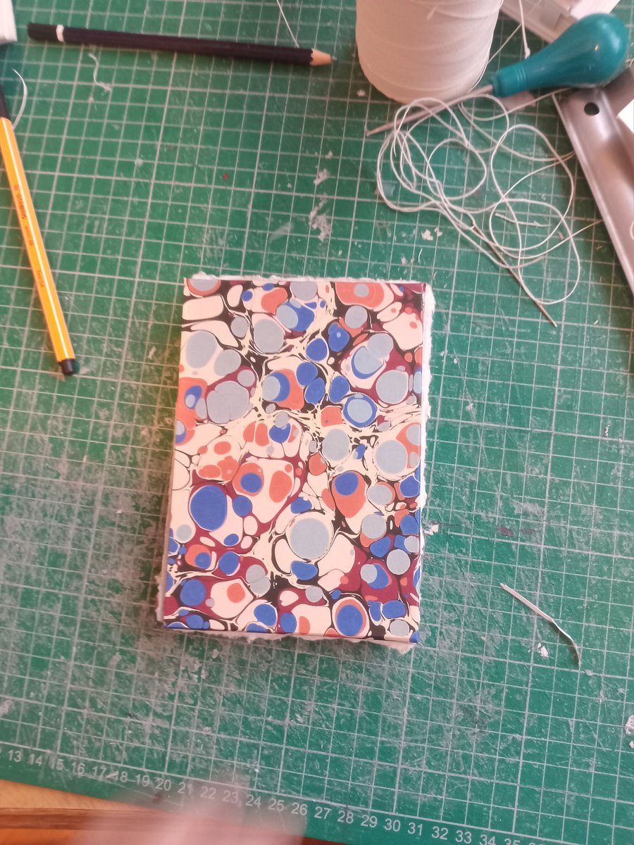 Watercolour sketchbook A6 portrait hand torn cotton rag paper