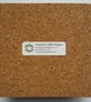 Flying Fish Design Ceramic Tile Trivet with Cork Backing - Image 4