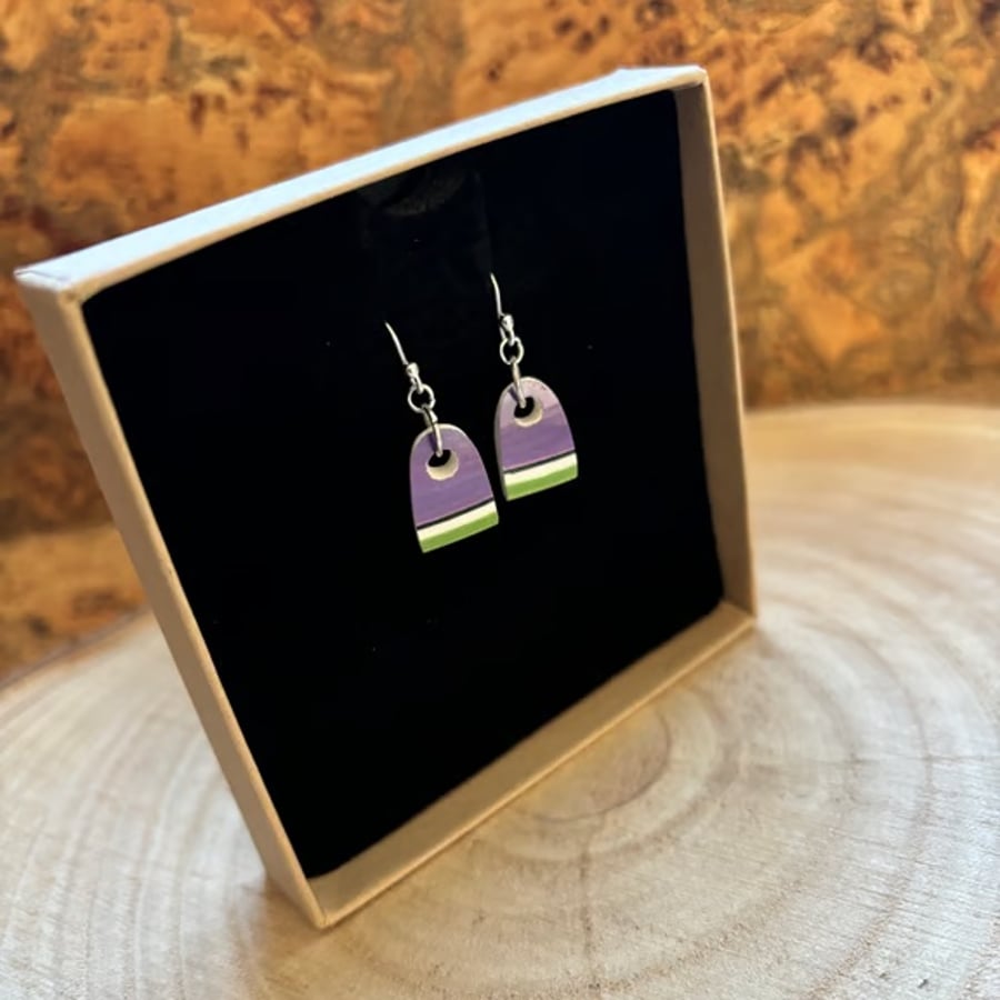 Handmade Earrings, Eco Friendly Gifts with Histories, Sterling Silver.