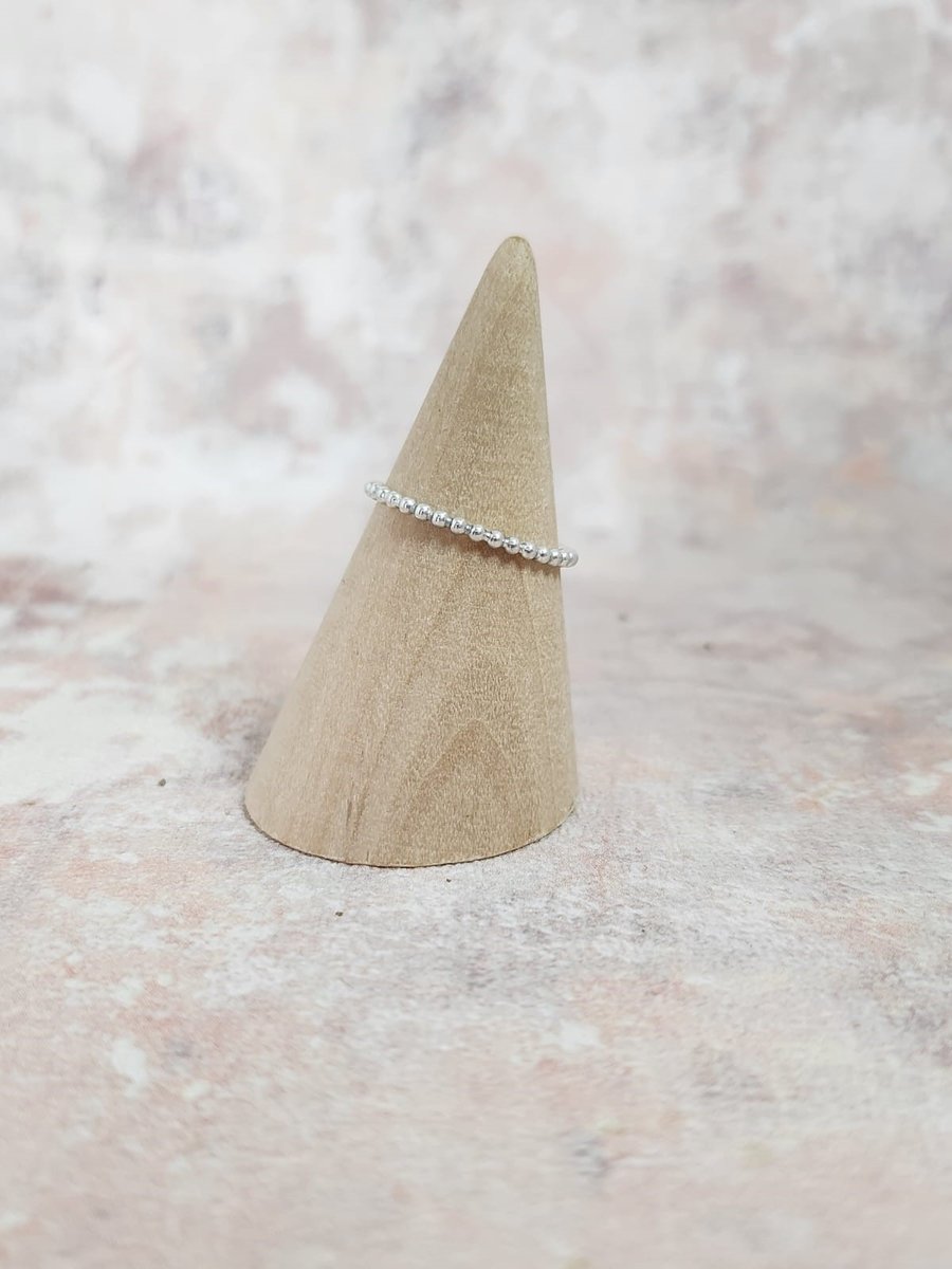 Silver stacking ring