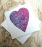 'Fill my Heart with Flowers' Card - Image 1