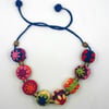 Crochet Granny Bead Necklace 