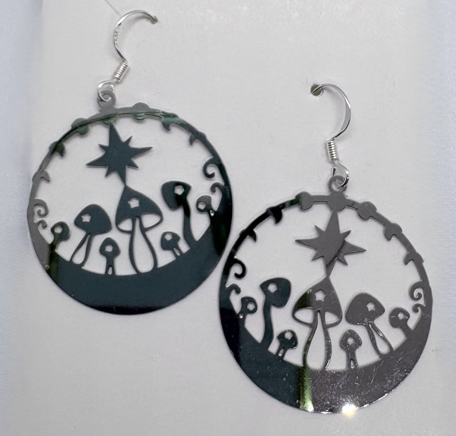 Stainless steel and sterling silver earrings - multiple options