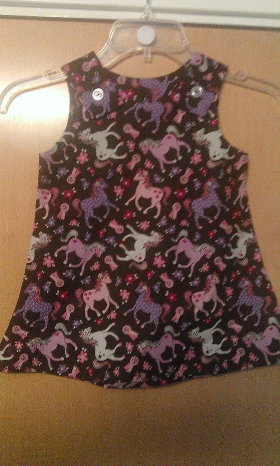 A-line horse dress for a 2 year old