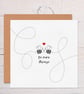 Bumblebee Love Greeting Card, Bee Mine Always, Valentine's Day, Bumblebee Gifts. - Image 2