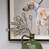 Stained Glass Flower, Honesty Tiffany Suncatcher, Glass Flower Seeds on Stem