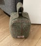 Green Check Harris Tweed Doorstop 