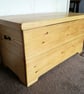 Blanket Box Storage Box Handmade Solid Wood - Image 1