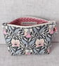 Make up bag, zipped pouch, cosmetic bag, Liberty fabric - Image 4
