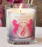 Chinese Year of the Fire Horse Scented Candle in Glass 30cl Wax Blend Horses