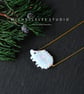Opal Hedgehog Necklace With 925 Sterling Silver Chain - Image 10