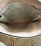Light Gray Thistle Pattern Cross Body Dog Walking Messenger Bag - Image 4