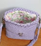 Lilac macrame bag - Image 3