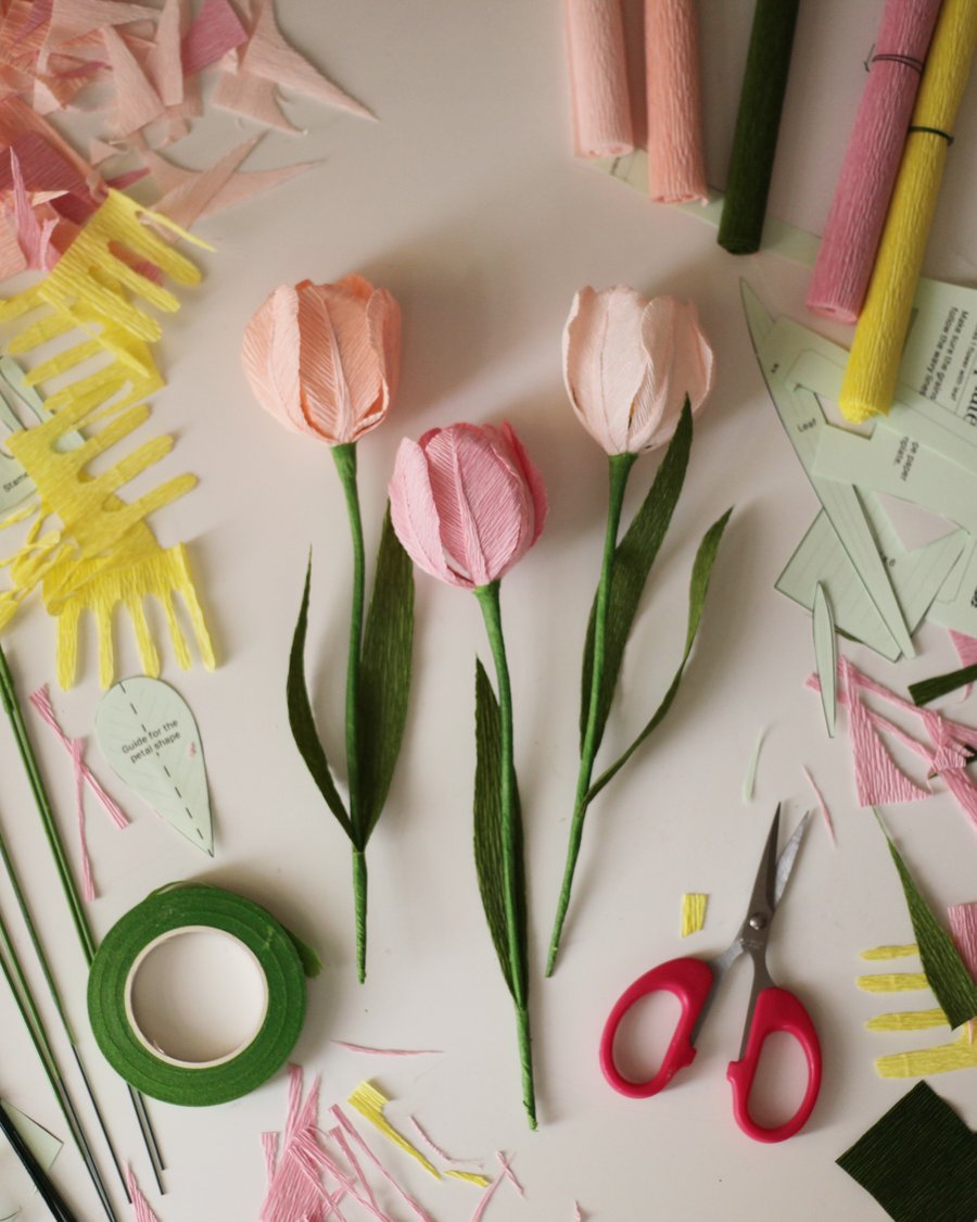 Make Your Own Paper Tulip