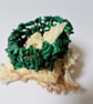 Green Malachite Memory Wire Bracelet - Image 7