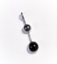 Silver pendant with hematite and onyx - Image 2