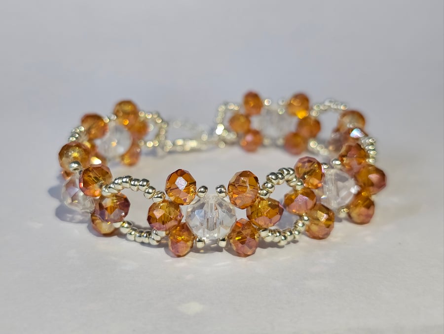 Handmade Bracelet "Amber Glow"