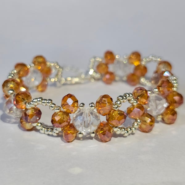 Handmade Bracelet "Amber Glow"