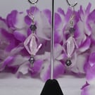 Pink Diamond Earrings