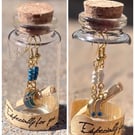 Celestial Moon Earrings in a Bottle