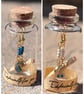 Celestial Moon Earrings in a Bottle