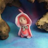Tiny Gnome Maiden 'Garnal' 1.5" OOAK Sculpt by Ann Galvin