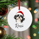 Personalised Dog  Ttee Decoration 