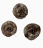 Needle felted spiral brooch in shades of beige and brown - Image 6