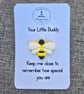 Handmade bee buddy pin badge - Gift for yourself or a loved one