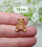 Breast Cancer Awareness Bear Pin, Handmade Pink Ribbon Tiny Teddy Brooch - Image 4