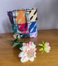 Bright and bold colourful tote bag with quilted lining and oodles of detail. - Image 2