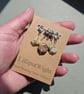 Five semi precious stone crochet stitch markers - Image 1