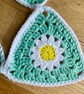 crochet bunting, daisy bunting, crochet garland - Image 3