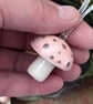 Ceramic tiny toadstool pink - Image 4